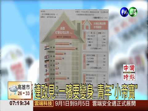 連政見:一殯要變身 青年"小帝寶"