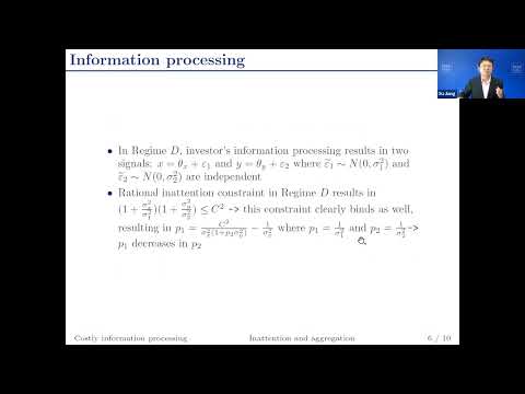 Module 6 Lesson 5: Rational inattention and aggregation