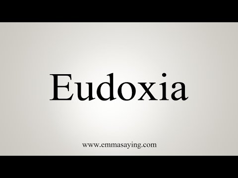 How To Say Eudoxia