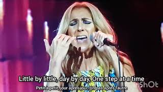 Recovering Clip live Celine Dion paroles et traduction