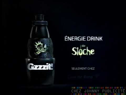 Pub du jour #48  Gzzzit Energy Drink de Sloche 2002