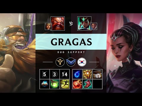 Gragas Support vs Karma - KR Diamond Patch 25.17