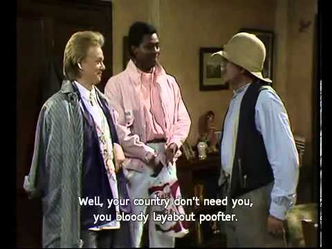 alf garnett gets pissed   YouTube