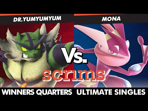 Scrims Showdown 47 Winners Quarters - Dr.YumYumYum (Incineroar) Vs. Mona (Greninja) SSBU Ultimate