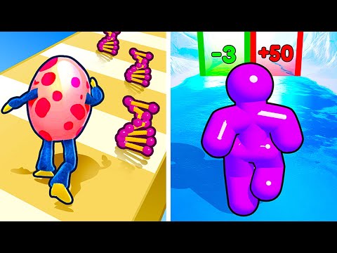 Monster Egg vs Tall Man Run |⭐✅❤️✅⭐| All Level Gameplay Android iOS DF3566