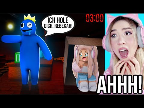 BEKI noob spielt RAINBOW FRIENDS roblox Full Game innerhalb 24 STUNDEN (5 Nächte und Good Ending)