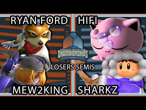DHATL 2019 SSBM Teams - Ryan Ford & Mew2King Vs. HiFi & Sharkz Smash Melee Tournament Losers Semis