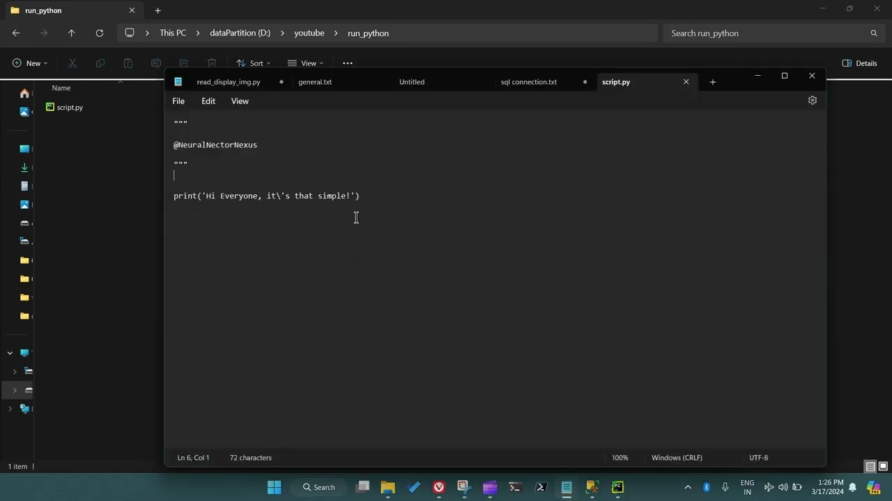 Easy Ways to Run Python Scripts: CMD, PowerShell, Python IDLE | #python #tutorial #programming