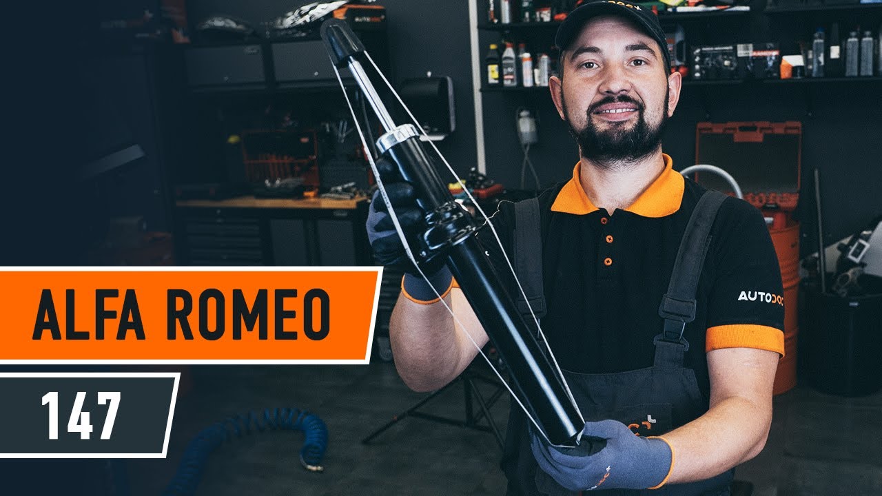 Ako vymeniť predné jednotka prużenia, tlmič prużenia na Alfa Romeo 147 937 – návod na výmenu