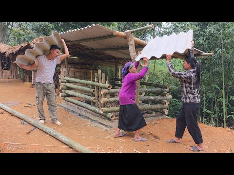 The old woman and Jack try to complete the shelter for their pet before the rainy season arrives.