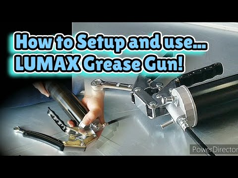 HOW TO SETUP AND USE A LUMAX GREASE GUN