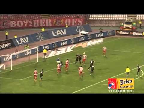 JSL 2013/14: 12.04.2014 23.Kolo: Crvena zvezda - Čukarički 4:1 (2:1)