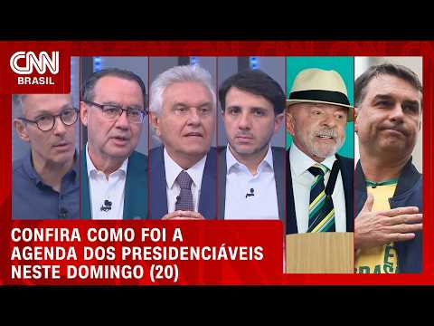 Veja o que os candidatos à Presidência fizeram neste domingo (20) | CNN PRIME TIME