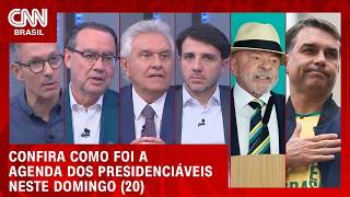 Veja o que os candidatos à Presidência fizeram neste domingo (20) | CNN PRIME TIME