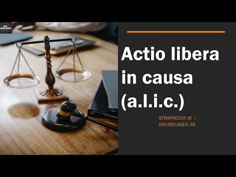 Free action in the cause (alic.) I Criminal law AT 36