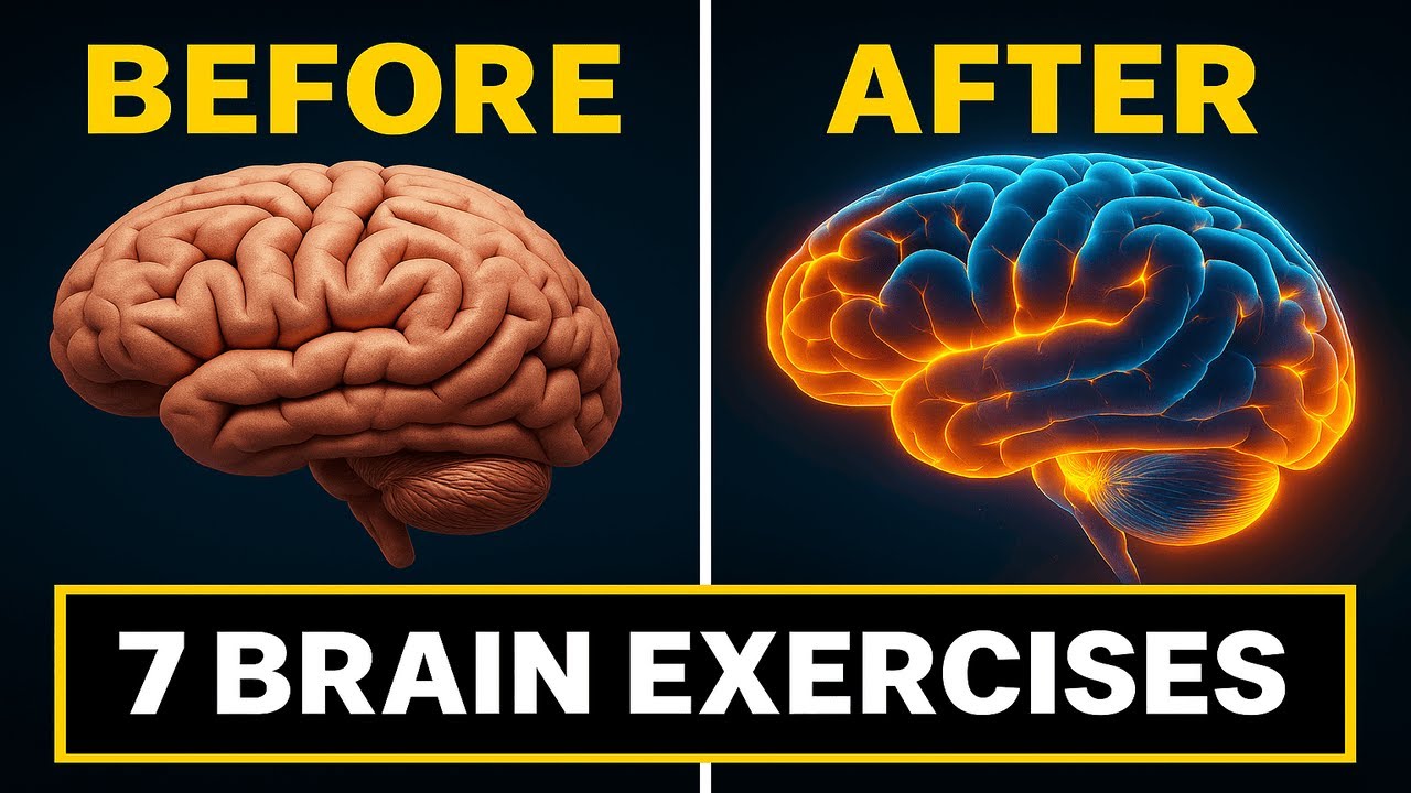 7 Brain Exercises That Instantly Boost Power & Focus 🧠 (Part 1)