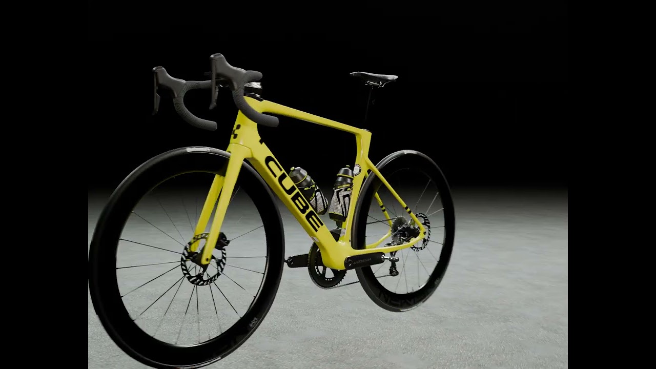 Cube Agree C62 Race Flashlimenblack 2025 roadbike 3D Model