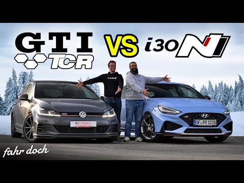 Knallbüchsen bis 40.000€ | VW GOLF GTI TCR vs Hyundai i30N Performance | ALT vs NEU