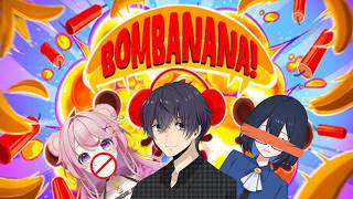 両手にサル！デリカシーと協調性はポイッした～ひらくの３ザルでやる　「BOMBANANA!」