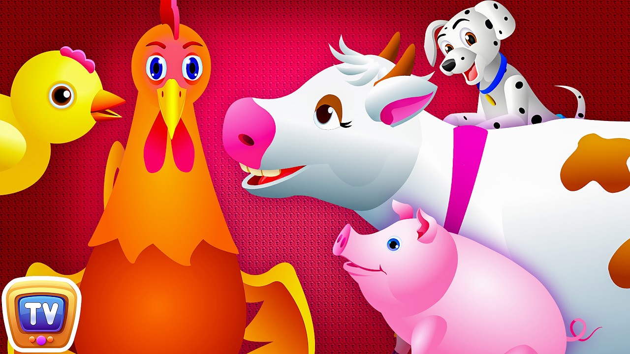 Old MacDonald Had a Farm Nursery Rhyme with Lyrics - Popular Nursery Rhymes and Songs for Children