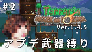 【テラリア】一級建築士が1.4.5を冒険 / アプデ武器縛り #2【Terraria / 配信 / 実況】