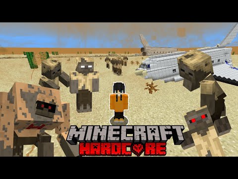 Surviving 100 Days Of Hardcore Minecraft In a Deserted Zombie Planet (Hindi) | Ep-1