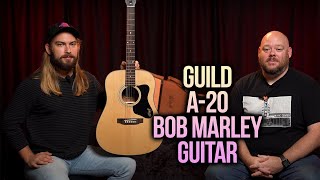 Video thumbnail for The New Guild A-20 Bob Marley Guitar Full Demo & Review by Alamo Music Center