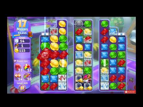Wonka's World of Candy Level 620 NO BOOSTERS - A S GAMING ✔