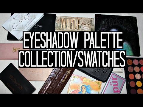 Eyeshadow Palette Collection and Swatches! Video