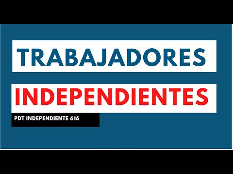 📕 Como presentar PDT 616 SUNAT :TRABAJADORES INDEPENDIENTE 2021