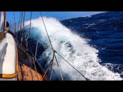 Sailing in heavy weather & big waves 600 miles offshore (Pacific crossing pt. 4)