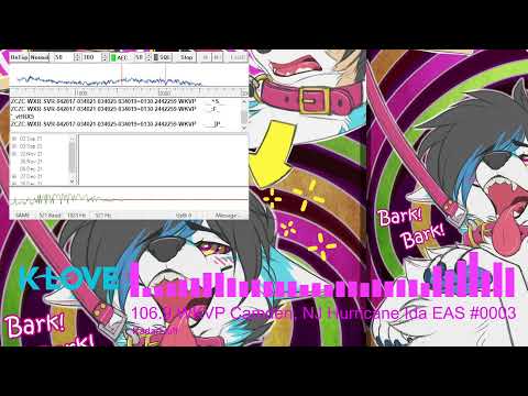 EAS #0003 | 9/1/21 WKVP Camden, NJ EAS Hurricane Ida Alerts Part 3