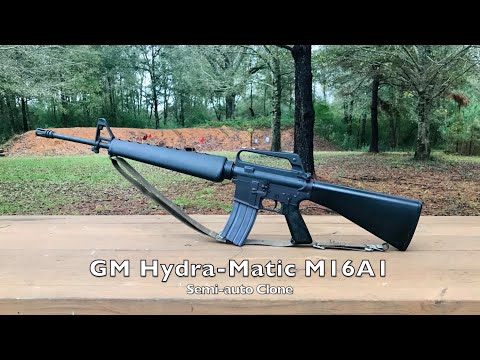 Shooting a GM HYDRA-MATIC M16A1 semi-automatic clone