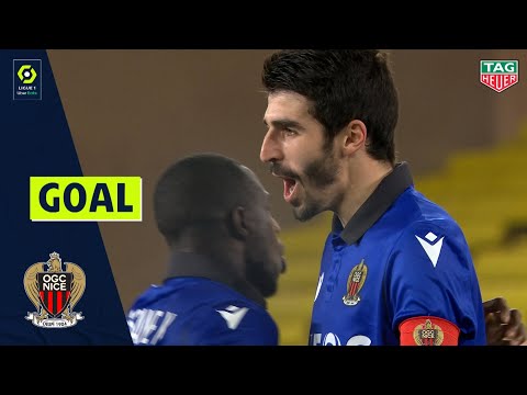 Goal Pierre LEES-MELOU (47' - OGC NICE) AS MONACO - OGC NICE (2-1) 20/21