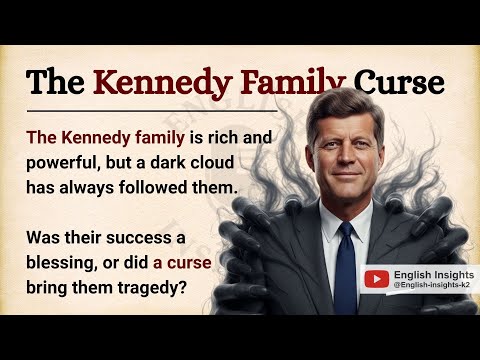 The Kennedy Curse: Power and Tragedy || Learn English Through Story Level 3 || Graded Reader