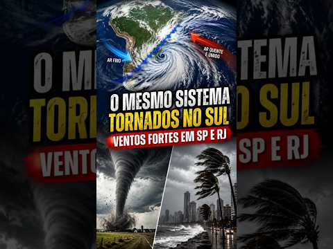 O QUE CAUSOU OS TORNADOS NO SUL E OS VENTOS EM SP E RJ?