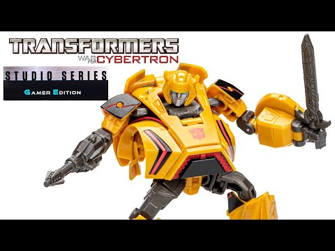 Transformers Studio Series GAMER EDITION 01 War For Cybertron Deluxe Class BUMBLEBEE Video Review