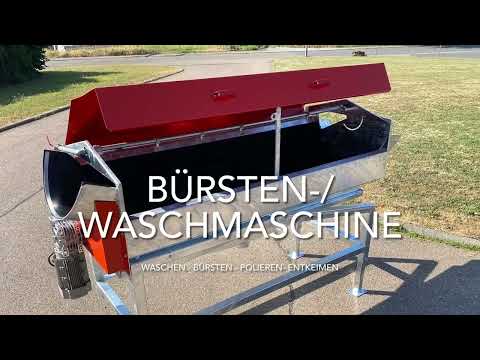 Bürstenwaschmaschine - Poliermaschine - Gemüsewaschmaschine - MIX FÖRDERTECHNIK UND STAHLBAU GMBH