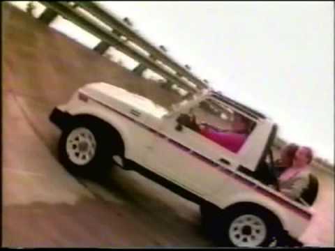 1987 Suzuki Samurai 4x4 commercial.