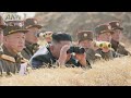 金委員長 軍の砲撃訓練を視察 北朝鮮メディア