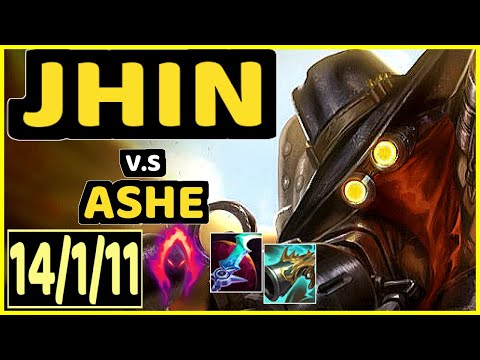 INNAXE (JHIN) vs ASHE - 14/1/11 KDA BOTTOM ADC CHALLENGER GAMEPLAY - EUW