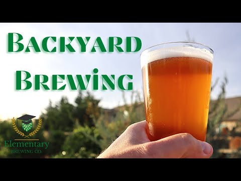 Simple Summer Saison - Back Yard Brewing - All Grain BIAB Using Propane