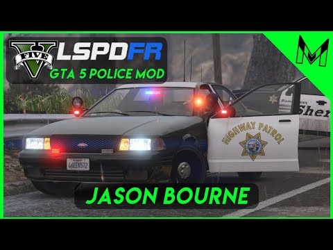 LSPDFR #76 Pulling Over Jason Bourne! ( GTA V LSPDFR 0.4 Police Mod)