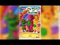 My Party With Barney 1998 VHS Kideo Starring Joey