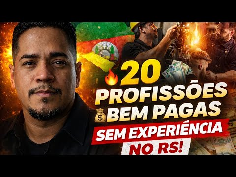 🔥 20 Profissões Bem Pagas no Rio Grande do Sul (Mesmo Sem Experiência!)
