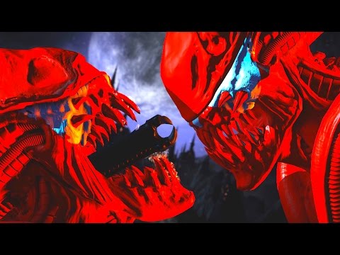 Mortal Kombat XL - Carnage Symbiote Xenomorph Alien Costume / Skin *PC Mod* Video