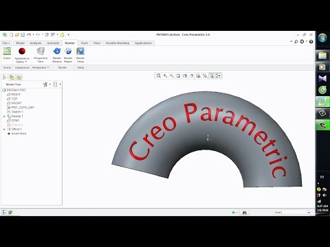 Creo Parametric: Text