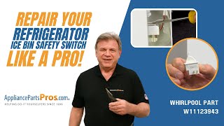 How to Replace Whirlpool/KitchenAid/Maytag Refrigerator Ice Bin Safety Switch W11123943