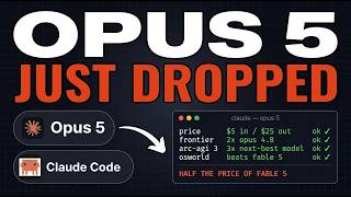 Claude Opus 5 Is Here — 2x Opus 4.8 For The Same Price