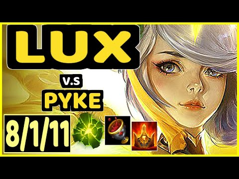SIRNUKESALOT (LUX) vs PYKE - 8/1/11 KDA BOTTOM SUPPORT CHALLENGER GAMEPLAY - EUW